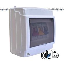 جعبه فیوز روکار 4 عددی درب دار دنا الکتریک