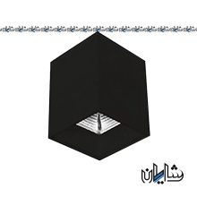 چراغ سقفی روکار کیوب 15 وات بدنه مشکی EDC