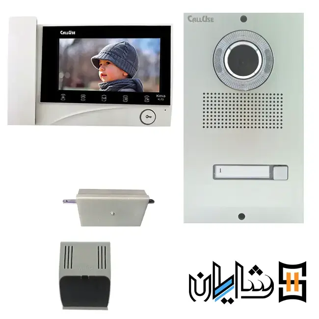 پک کامل آیفون تصویری دو واحدی کالیوز K70 با پنل نفیس