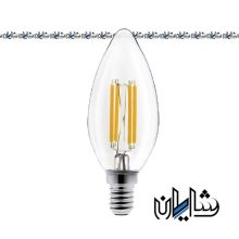 لامپ شمعی فیلامنتی کندل 4 وات شفاف ZFR