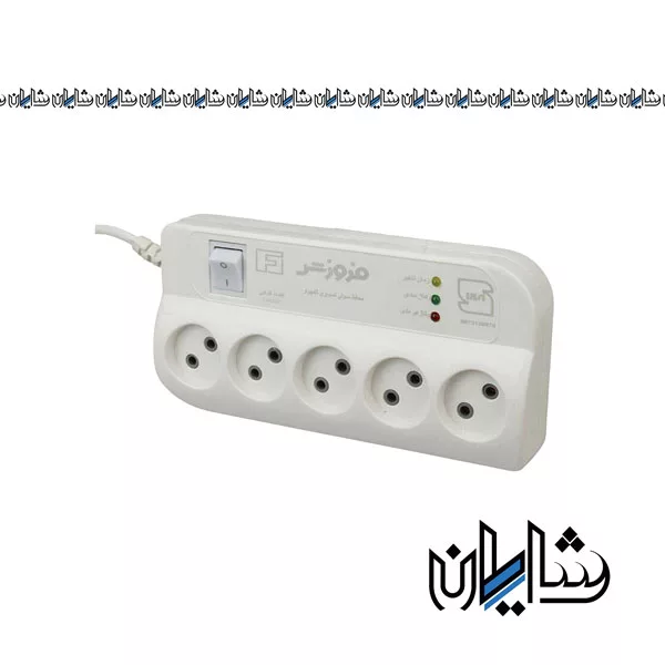 محافظ برق کامپیوتر 5 خانه فروزش FR250 با کابل 1.8 متر