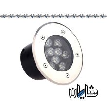 چراغ دفنی 9 وات گرد ماهرخ