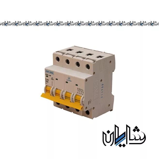 کلید مینیاتوری 4 آمپر چهار پل پارس فانال مدل PFN(10K)-4P