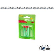 باتری رویالوکس قلمی Plus Alkaline بلیستر 2 عددی پارس شعاع توس