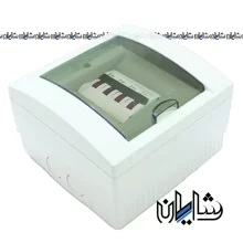 جعبه مینیاتوری 4 فیوز برق سارو مدل SA روکار