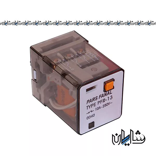 رله شیشه ای سه کنتاکت 110 تا 220 ولت ​پارس فانال مدل PFR-13