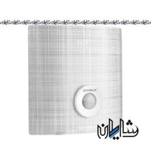چراغ دیواری سنسوردار کفی فلزي شیشه طرح چهارخانه شیله