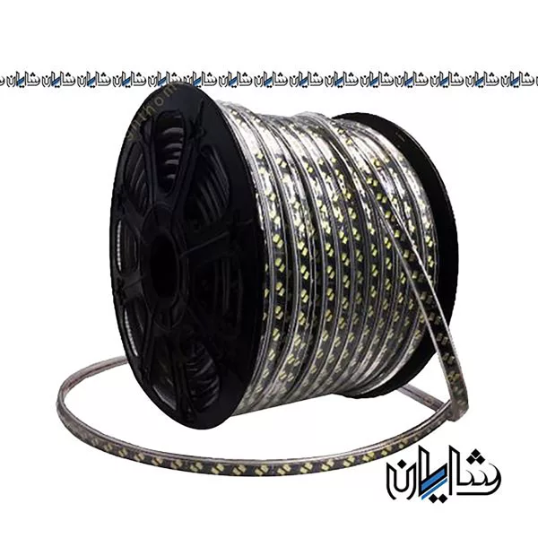 ریسه شلنگی 220 ولت 5730 دو ردیفه نویگیت روکش سفید 120 لامپ با 10 سوکت